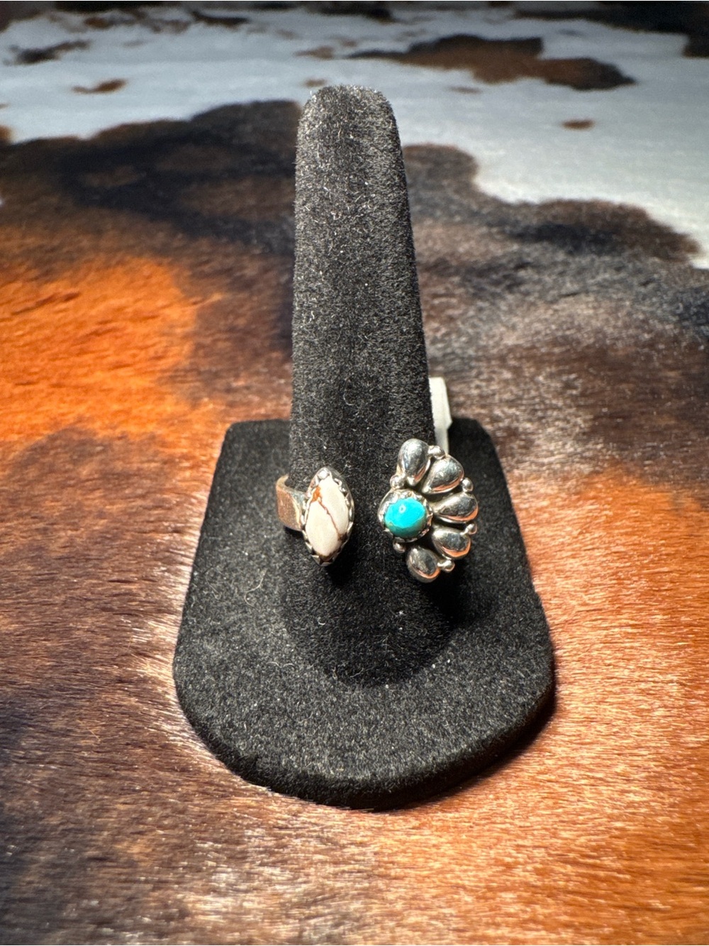 Turquoise and Wild Horse Ring